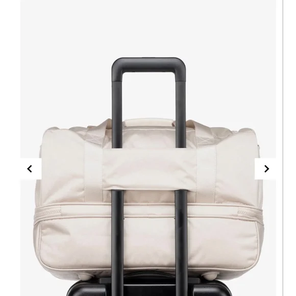 Calpak Stevyn Duffel Bag in Dune Tan - aka Grey - Picture 7 of 8